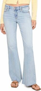 NEW DAZE lowkey low rise flare jeans in wanted